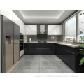 High quality luxury glossy european style kitchen cabinet